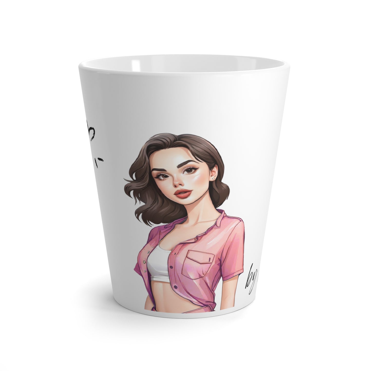 "Drink Me" - Latte Mug (Red)