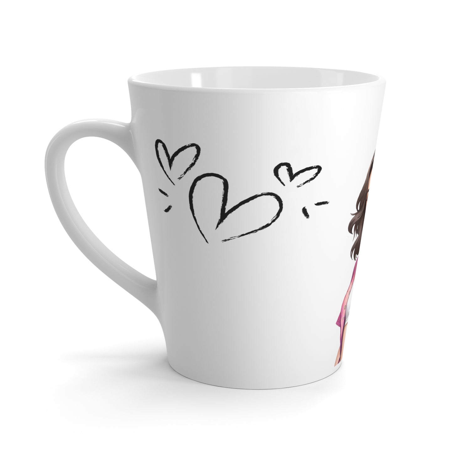 "Drink Me" - Latte Mug (Red)
